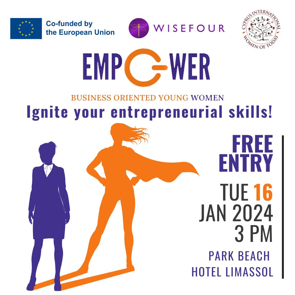 wisefourcompany's tweet photo. 📡Join us at the EMPOWER Erasmus+ Project multiplier event!

📆Date: 16 January 2024 (Tuesday)

🏢Venue: Park Beach Hotel, 12, Georgiou A' Street, 4061 Limassol, Cyprus

🕒Time: 15:00 pm

📝This event is FREE!

 Register at https://t.co/ObjKw6GXSJ

#Erasmus #Entrepreneurship https://t.co/EOChmilyya