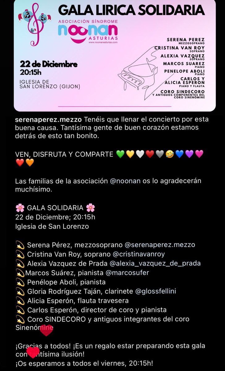 Twitter: haz tu magia y que venga todo el mundo a disfrutar del concierto a a ayudar a estas familias 🌸