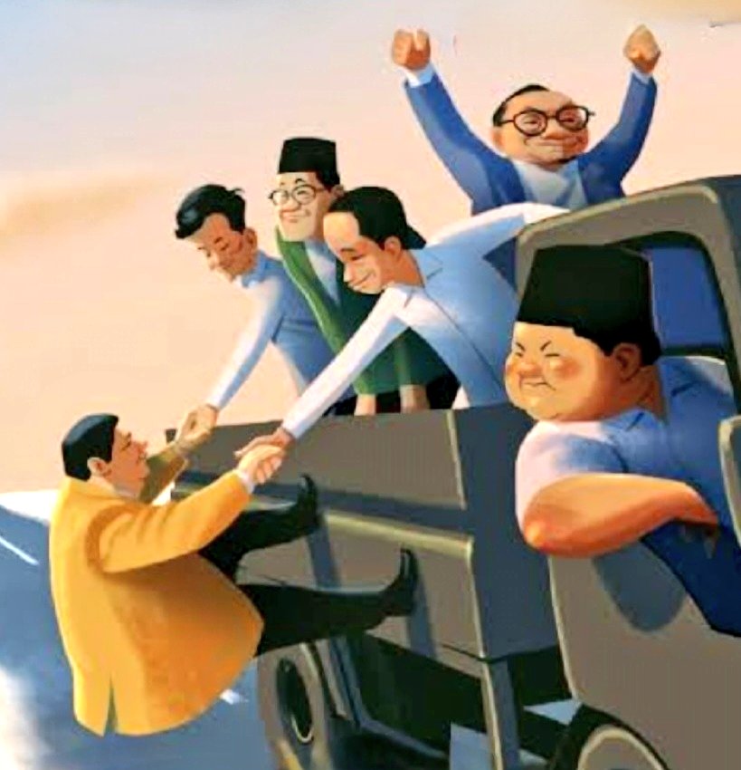 Mereka disandera. Dikendalikan dan dipaksa berpihak karena terbelit perkara. Mereka diminta berseragam, bertepuk tangan dan bersorak. Jasmaninya dipaksa gembira dengan ruhani yang ringkih dan getir. Bagi yang membangkang, saat ini juga segera ditangkap dan maruahnya dipermalukan.