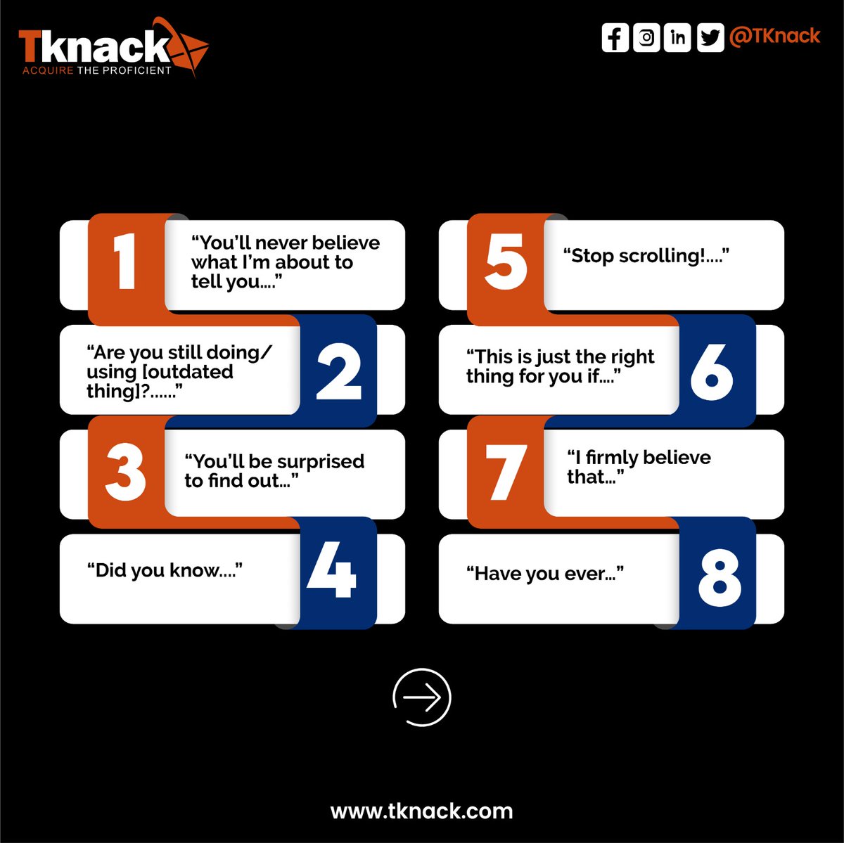 tknack_'s tweet image. Discover the Instagram playbook with 8 magnetic hooks! 🌟   
🌐 tknack.com 
📱 +923355099101 
📩 info@tknack.com 
#SocialMediaWisdom #EngagementEssentials #socialmedia #marketing #socialmediamarketing #digitalmarketing #instagram #branding