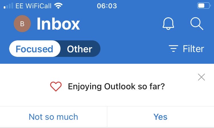 Ok… who has *ever* admitted to “enjoying” Outlook?!