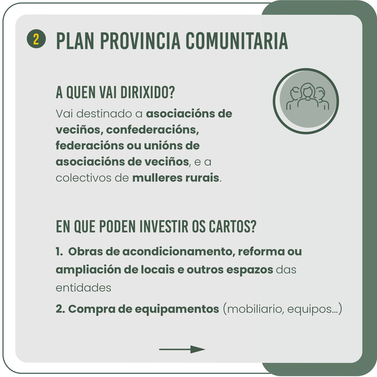 depo_es's tweet photo. ⚠⚠ Hoxe publícanse no #BOPPO as bases do novo Plan Provincia Comunitaria, a ferramenta da @depo_es para apoiar con axudas de ata 10.000 euros ao tecido asociativo da provincia
Máis info 👉 https://t.co/ALgLbhVOm7 https://t.co/T7w7X88v4G