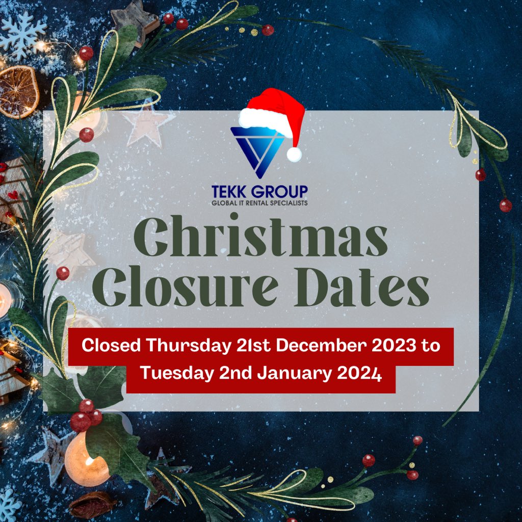 thetekkgroup's tweet image. Wishing a very Merry Christmas &amp;amp; Happy New Year to all of our wonderful clients &amp;amp; partners. 

The entire team are looking forward to continuing to support your events in 2024.

#eventsprofs #eventtechnology #christmas2023