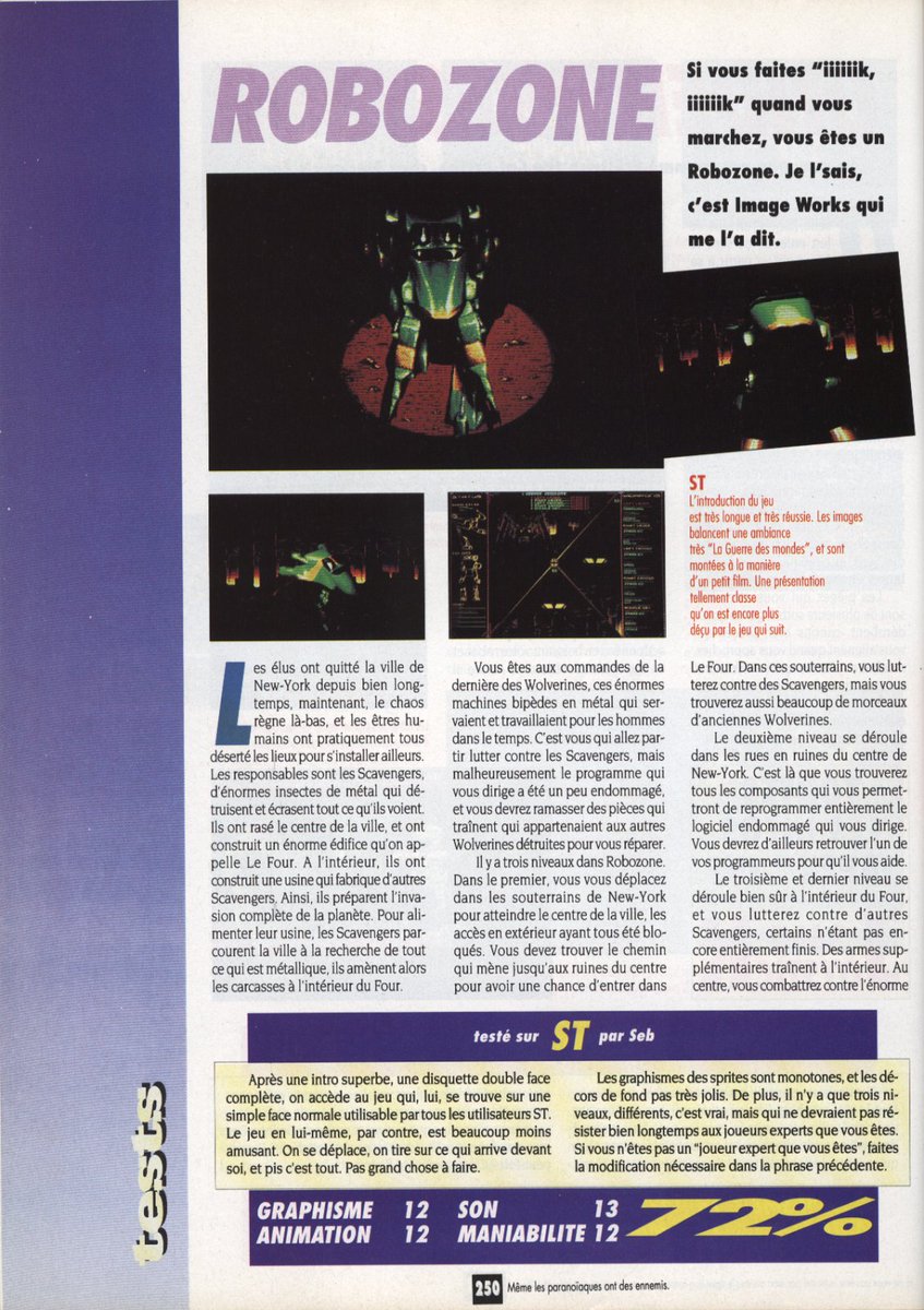 AllmightoFranky's tweet photo. #Nostalgeek on continue le feuilletage du #Joystick 22 de décembre 1991!Au programme du test avec #UnderPreasure et #FinalBlow sur #Amiga,et #Robozone sur #AtariST et #Cpc!! #retro #retrogaming #oldschool #micro 1/5 https://t.co/Eq0UYDML6o