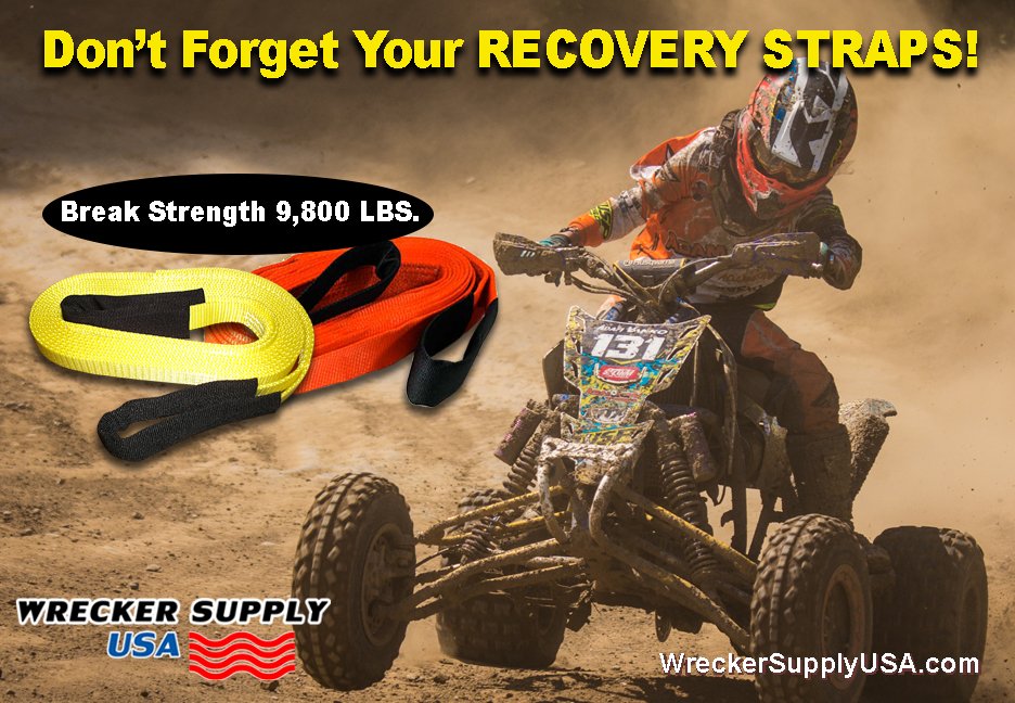 wreckersupplyus's tweet photo. It doesn't matter whether you are off-roading or driving to work...make sure you've got your Vehicle Recovery Straps. Perfect to help get you out of a slippery situation. https://t.co/69EkRYreTA
MADE IN THE USA! #RecoveryStraps #USMade https://t.co/nVAeUhpMpb