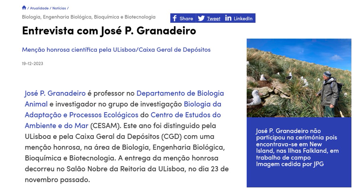Tidal Wings (@tidal_wings) on Twitter photo Massive congratulations to @JosePGranadeiro
for being distinguished in the Scientific Awards by <a href="/ULisboa/">Univ. de Lisboa</a> and CGD!
@FC_UL @CESAM_Univ
ciencias.ulisboa.pt/pt/noticia/19-… Massive congratulations to @JosePGranadeiro
for being distinguished in the Scientific Awards by <a href="/ULisboa/">Univ. de Lisboa</a> and CGD!
@FC_UL @CESAM_Univ
ciencias.ulisboa.pt/pt/noticia/19-…