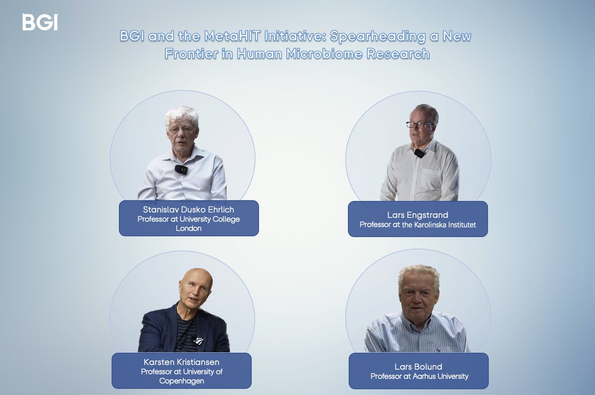 TheBgiGroup's tweet photo. Four top scholars review #MetaHIT, a major force in microbiome research involving 13 institutions from 8 countries, including #BGI. This collaboration led to a vital human gut microbial gene catalog, key to understanding gut microbiota's impact on health. https://t.co/5D9nklmXlC https://t.co/tvzsZRvxVL