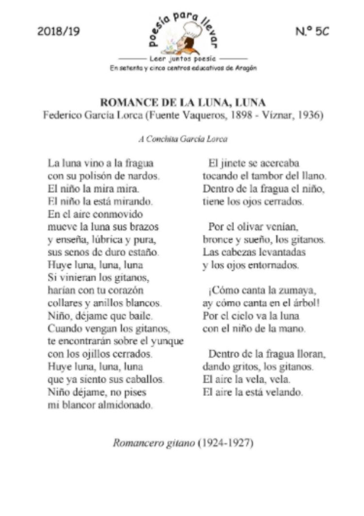 #IESTrassierraLEE23
#LecturaAndalucía 
@IesTrassierra 
Os comparto un poema de Francisco García Lorca,fue un poeta, dramaturgo y prosista español,adscrito en la generación del 27
Más información ⬇️
es.m.wikipedia.org/wiki/Francisco…