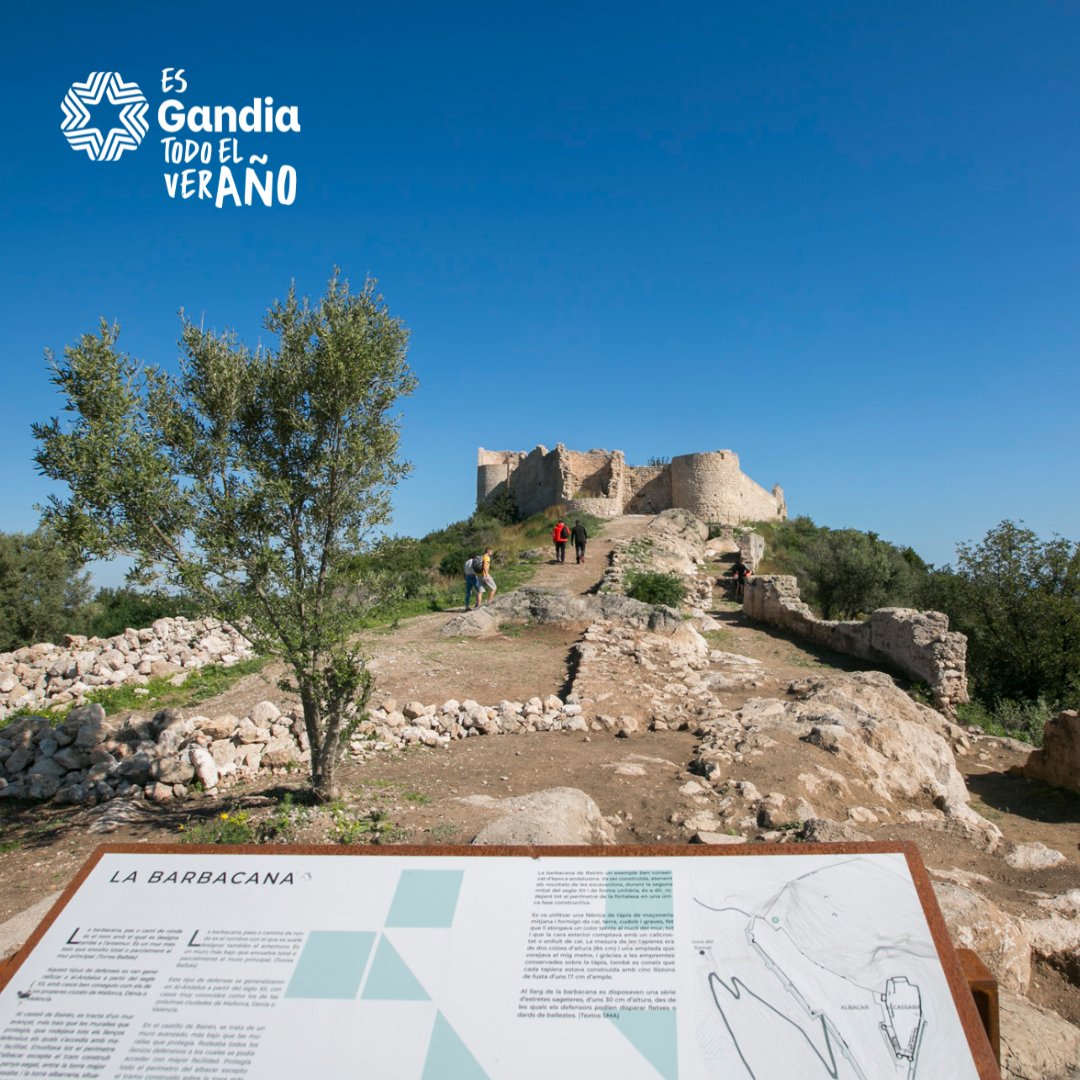 visitgandia's tweet photo. 🏰  El Castillo de Bairén estará abierto 🏗️ los sábados 23 y 30 de diciembre con las visitas guiadas gratuitas programadas por @MAGaMuseu a las excavaciones arqueológicas que se están desarrollando. https://t.co/rrQTZGAeDx