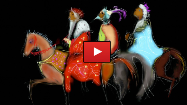 Seasons greetings!  Hot-off-my-iPad  'La Marche Des Rois' - 18th century Provencal carol. #animationart #folkmusic #frenchsong #provence youtu.be/CHQS_lE2Gvo