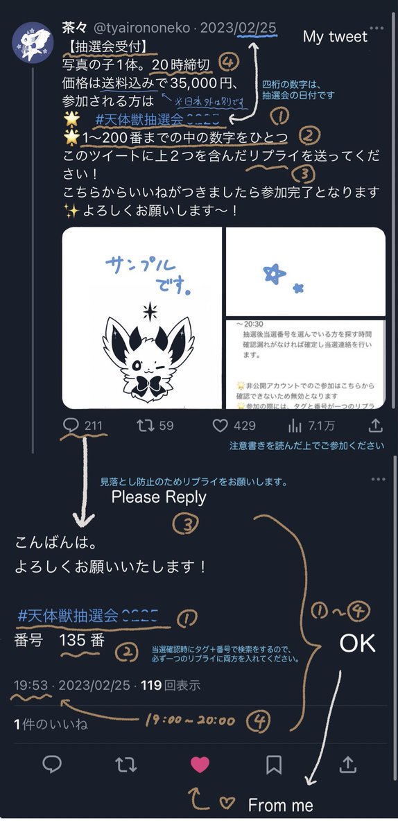 tyairononeko's tweet photo. 【抽選会受付】🦇❄️
写真の子1体。明日20時締切
価格は送料込みで30,000円、
参加される方は
🌟　#天体獣抽選会1220
🌟1～200番までの中の数字をひとつ（番までお願いします）
このツイートに上２つを含んだ【リプライ】を送ってください！

⚠️ここ以外のツイートへのリプライ、宛先なしは無効です！
⚠️非公開アカウントからのリプライはこちらから見えないので無効となります！
⚠️リプライに不備があった場合は一旦削除してから再度ご参加ください（当選者の検索をする際ツイートが別れていると見つけられなくなるため）
⚠️複数のアカウントを使用してのご参加は無効��なります
⚠️転売目的は❌

こちらからいいねがつきましたら参加完了となります✨よろしくお願いします～！

（そのほか）
⚪︎確認は手動なのでタイミングによっては遅れることもあります。
⚪︎夜間～翌朝ごろまでは確認が止まります。翌朝まとめて確認いたします！
⚪︎数時間こちらからいいねが付かない場合は謎仕様でこちらから見えなくなっている可能性があるのでDM等にてご連絡ください！（その際参加ツイートへのリンクを貼ってくださると確認しやすくて助かります！）
⚪︎同じ番号を選んでいる方が複数いても抽選には問題ありません。二次抽選にて当選者を確定します。