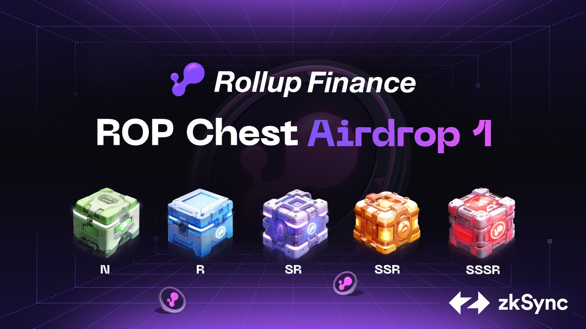 📢$ROP Chest Airdrop 1 🎉🎉 🗓️ Dec. 20, 2023 - Jan. 19, 2024 UTC 1,619,620 mystery boxes will be airdropped. Retweet for an extra mystery box! 🎊🎊🎊 🎁Open the mystery box to get the $ROP chest. ⏫Level up your airdrop chest to increase the value! ✅The higher the rarity of