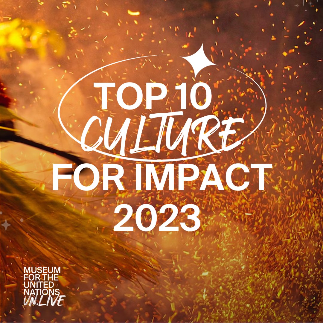 UN Live Culture for Impact List 2023 is here! ✨ Discover 10 inspiring examples of how popular culture is making a positive impact. From arts in health to education and climate action, these gems left a lasting mark: museumfortheunitednations.com/collection/top… #Top10Culture #PopCultureInspiration