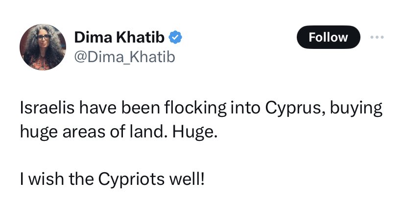 Unsurprisingly, this Al Jazeera manager has not a single tweet about the Turkish occupation of Cyprus - the people actually trying to take over Cyprus.