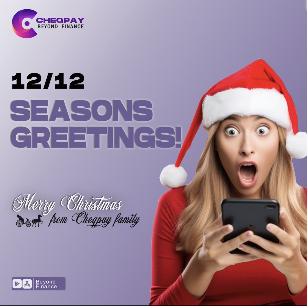 mycheqpay's tweet photo. Seasons greetings from the Cheqpay family  #cheqpayfamily https://t.co/hdhkIs5R0t