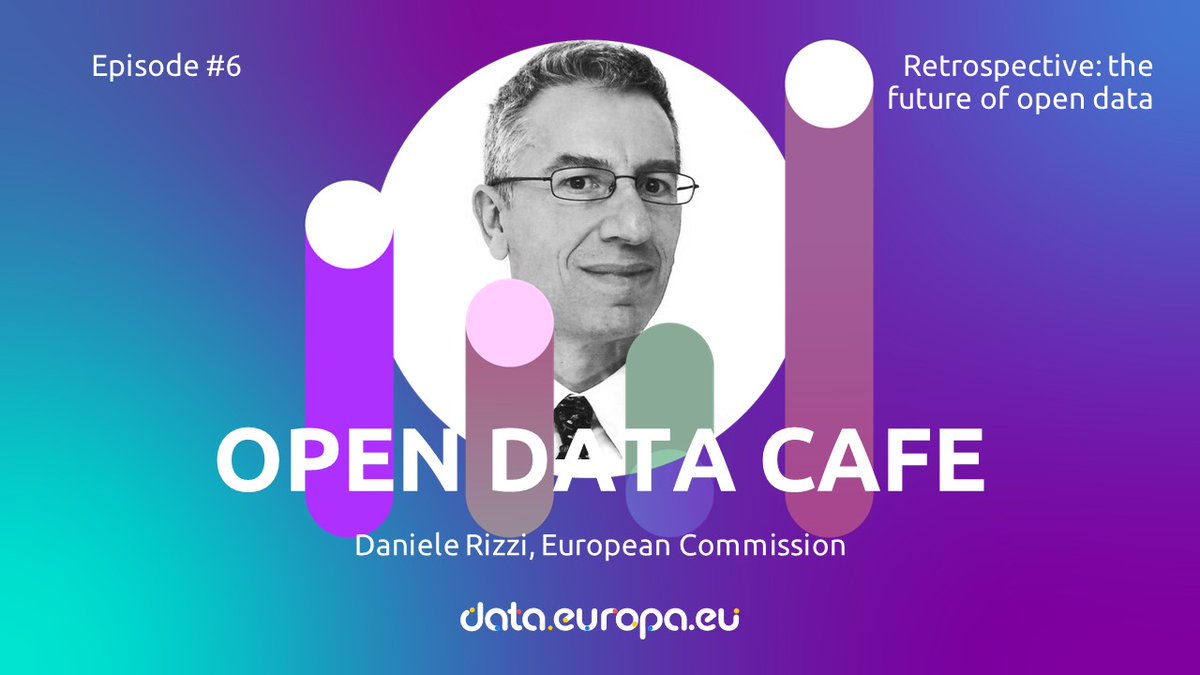 For our final #OpenDataCafe podcast, I’m very pleased to welcome #OpenData expert Daniele Rizzi, former civil servant of @DigitalEU @EU_Commission. 

He speaks about how #OpenData has evolved over time: europa.eu/!PvjHXX

@ThierryBreton @ViolaRoberto @BeyerMalte