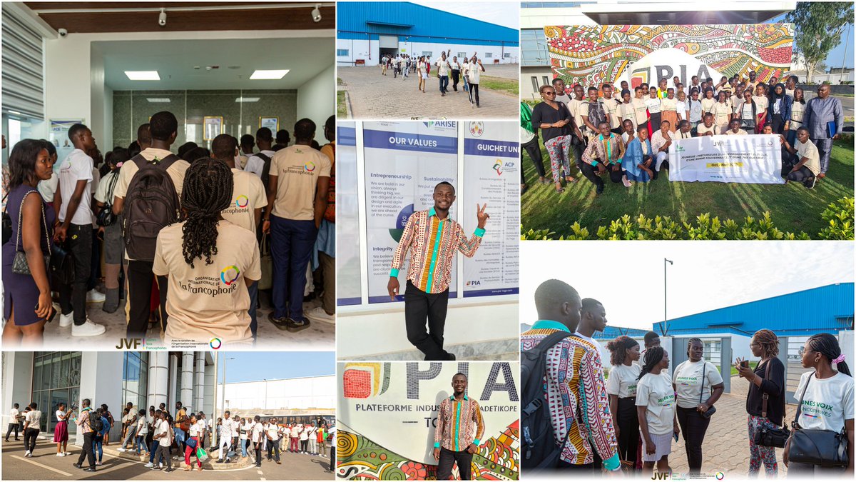 rachadsanoussi's tweet photo. 🌍 #TrowbackTime! Revivons l'apothéose régionale de Jeunes Voix Francophones #JVF à Lomé, 🇹🇬 🏆✨
Une Table ronde captivante, partages d'expériences, explorations d'initiatives #vertes, et une soirée de #gala inoubliable. 🌐
#ApotheoseJVF #Ecolotrip #OIF #JeunesVoixFrancophones https://t.co/AAQcKwtqBl