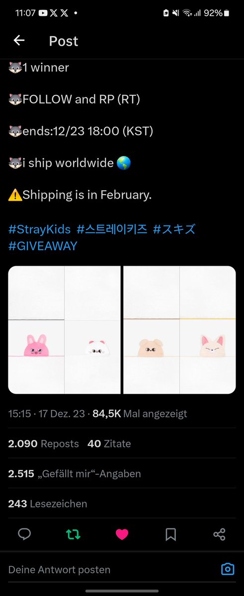 vale_xoxox's tweet photo. @CBccbcbcbc Thanks for the ga, good luck to everyone ✨️ id love to get the quokka one 😍 https://t.co/36u7EpbW1h