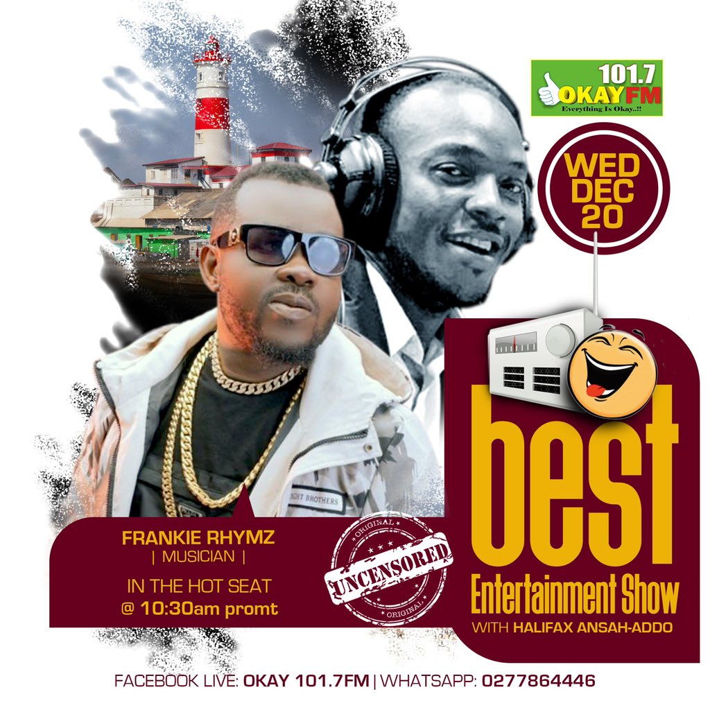 OOFROADTv's tweet image. #OOFROADFESTIVAL
#FRANKIERHYMZ
#ANDFRIENDS
#23/24DECEMBER
#KASOA
#KAKRABA
#NYANYANO
#HIGHSTREET