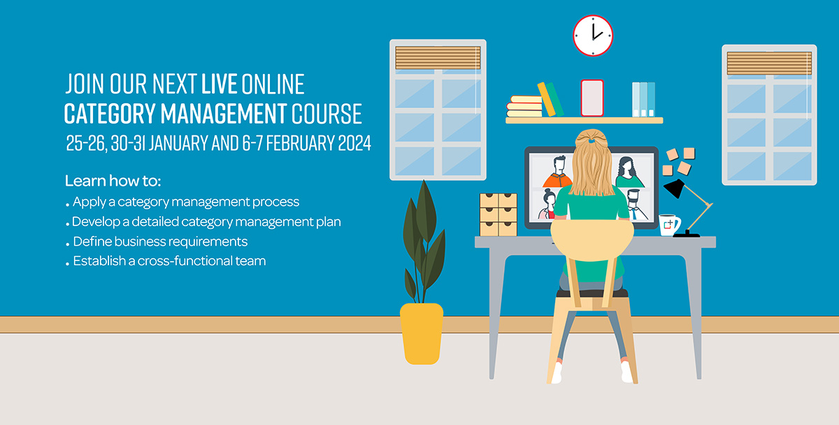 Ready to take your category management to the next level in 2024? Register for our next #online public course and unlock the secrets to boosting profitability, mitigating risks, and championing sustainability. Limited slots available! Book now: bit.ly/3sXOqwU
