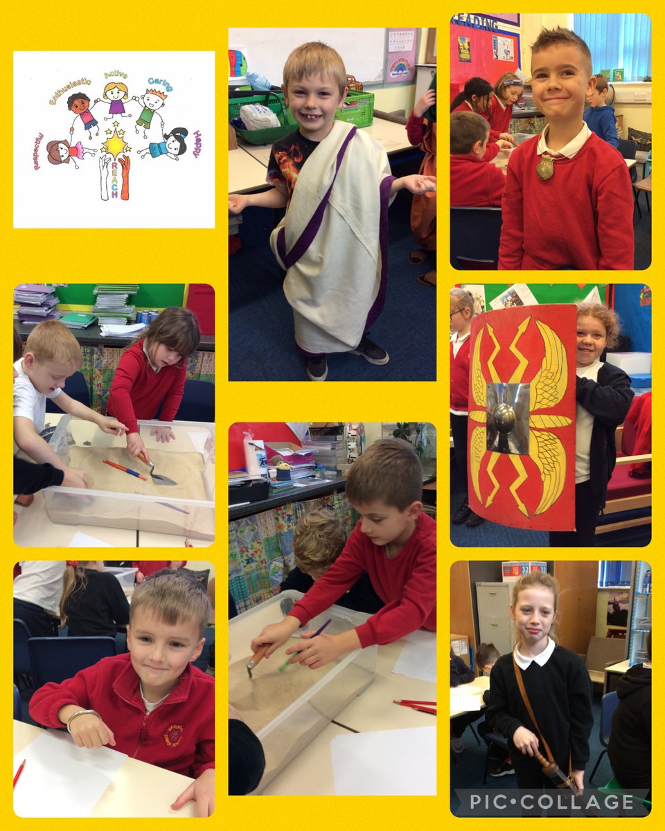 Our historians in year 3 and 4 investigated a range of Roman artefacts; some of them even took on the role of archaeologist! 🏛🏺#REACH <a href="/MarlpoolF/">Marlpool Federation</a>