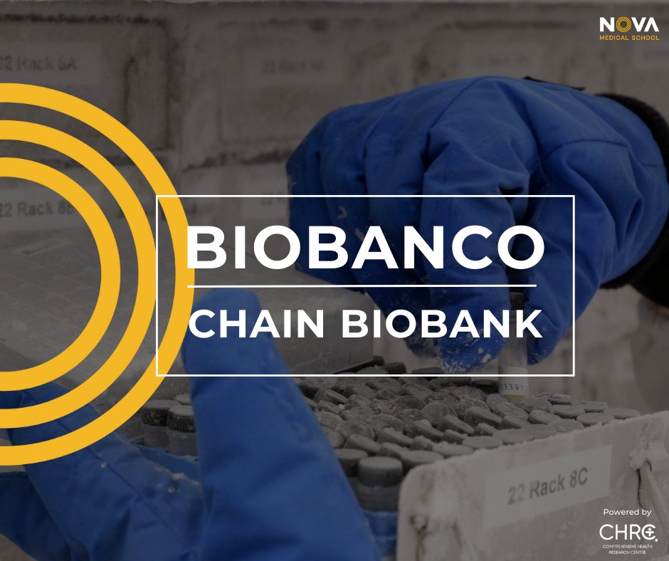 📣 With great enthusiasm, #NOVAMedicalSchool invites the community to the launch event of the #biobank #CHAINBiobank, a valuable infrastructure dedicated to #health #research and #innovation.

📅 12 Jan 2024, 9 AM
📍 #NMSResearch Campus

Save your seat 👉 bit.ly/4ar3YKx