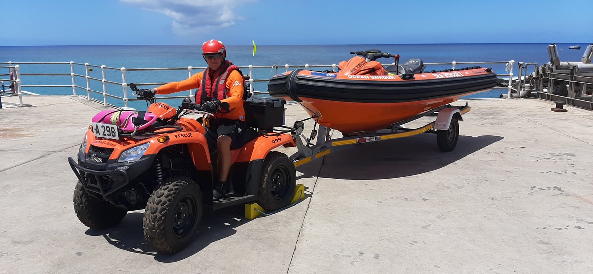With our new quad-bike, we're boosting emergency response times on Ascension Island. Big thanks to the UK’s Maritime &amp; Coastguard Agency and CSSF for their support! #SafetyFirst #CSSF 

More info: bit.ly/41wGCz5