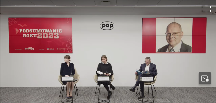 Prof. Wojciech Jurczak o poprzednim roku w polskiej hematoonkologii: Od początku zeszłego roku dla polskich pacjentów zaczęły być dostępne leki znane z tylko z badań klinicznych. Do tej pory były nieosiągalne❗️#PodsumowanieRoku2023

<a href="/towarzystwoPTFe/">Polskie Towarzystwo Farmakoekonomiczne</a> <a href="/fundacja_alivia/">Fundacja Alivia</a> <a href="/NIO_PIB/">Narodowy Instytut Onkologii, Warszawa</a>