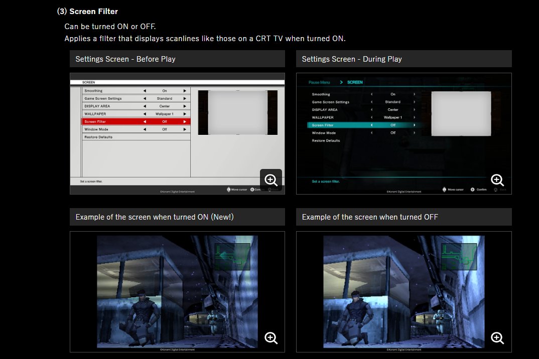 MGSMGN's tweet image. BREAKING NEWS!! MASSIVE Metal Gear Solid Master Collection update!! Ver.1.4.0 is now available for users on Steam®! This version is currently planned for release on PlayStation® 5, PlayStation® 4, Nintendo Switch™, and Xbox Series X|S early January 2024.

Full details here:…