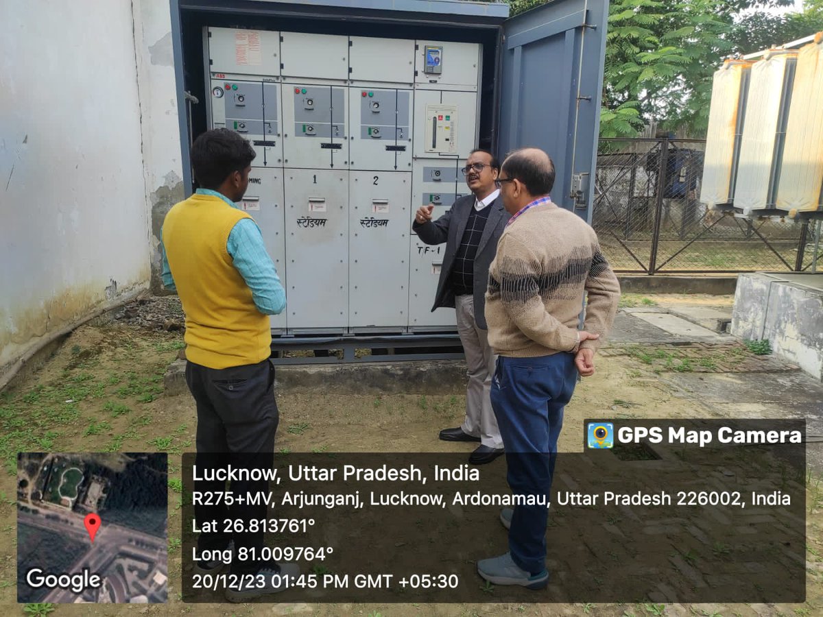 Mvvnlcisgomti2's tweet photo. मुख्य अभियंता सिस गोमती 2 श्रीमान रवि कुमार अग्रवाल जी द्वारा सेक्टर 7 गोमतीनगर विस्तार उपकेंद्र का निरीक्षण किया गया एवं उपकेंद्र  के प्रीवेंटिव मेंटिनेस के साथ एक मुश्त समाधान योजना के अंतर्गत अधिक से राजस्व वसूली किये जाने हेतु निर्देशित किया गया। @MVVNLHQ @UPPCLLKO @mduppcl https://t.co/gxVOHdYw3k