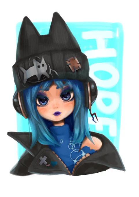 HOPE厚塗りやっぱ楽しい#Fortnite  #FortniteArt  #フォートナイト  #フォートナイトイラスト 