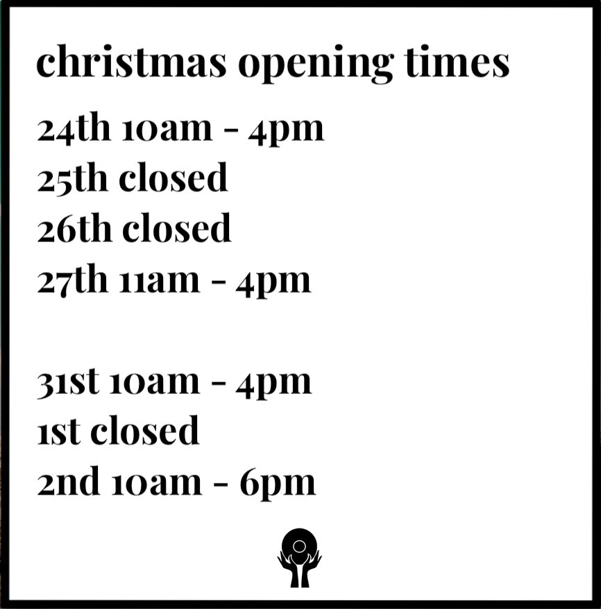 CHRISTMAS OPENING HOURS Vinilo.co.uk 🎄