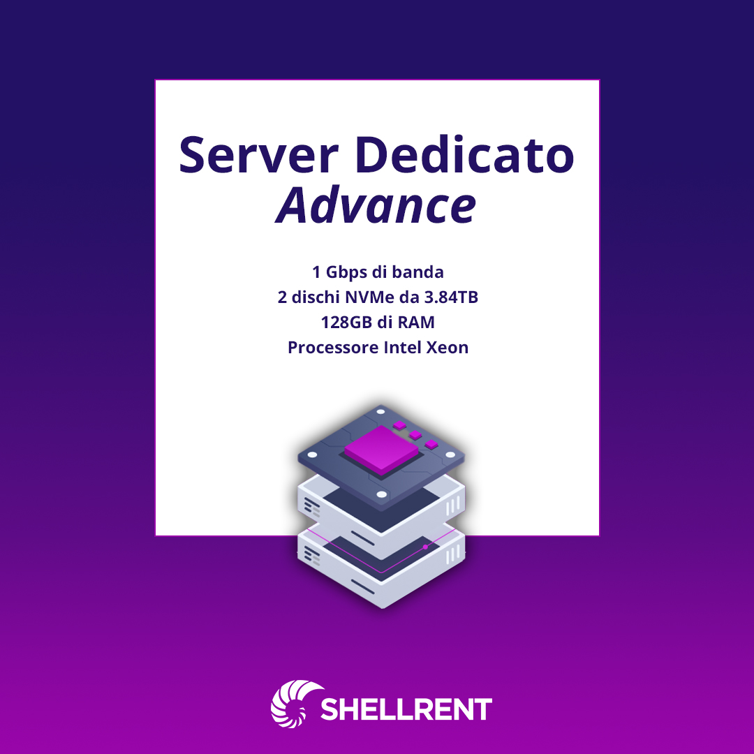 Shellrent's tweet image. 🆕𝐒𝐞𝐫𝐯𝐞𝐫 𝐃𝐞𝐝𝐢𝐜𝐚𝐭𝐢
🚀Con l’introduzione del nuovo piano Advance, nonché l’aggiornamento di Standard HV Pro ed Enterprise, #Shellrent ha ridefinito l&apos;offerta mantenendo il focus su performance ed efficienza.
🔍Scopri tutti i #Server Dedicati: shellrent.com/server-dedicati
