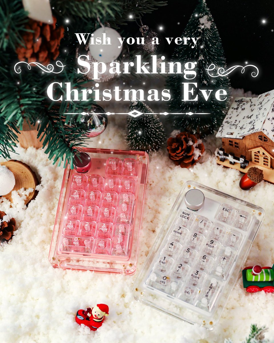 EpomakerK's tweet image. To all Epomaker Fam💖
✨Wish all of you a very sparkling Christmas Eve✨
Stay warm and have fun🧸
🦌🦌🦌🎅🏻
#keyboardasmr #keyboard #customizedkeyboard #epomaker #epomakerkeyboard #keyboard