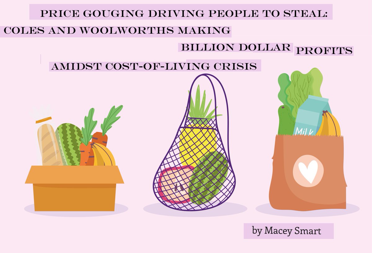 togatus.com.au/2023/12/price-…
🥬Price Gouging Driving People to Steal: Coles and Woolworths Making Billion Dollar Profits Amidst Cost-of-Living Crisis🛒

Wake up babe, new Tog article just dropped! Check out the newest piece from our brilliant Deputy-Editor of 2023, Macey Smart.