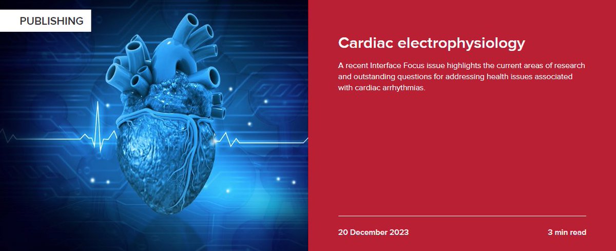 RSocPublishing's tweet photo. Dr Jichao Zhao talks about organising the latest #InterfaceFocus issue on cardiac electrophysiology and arrhythmias and outlines some outstanding research questions that should be addressed in this field. Read the blog post: https://t.co/neBuuxjxL8 @JichaoZhao https://t.co/xYLTSnPWTK
