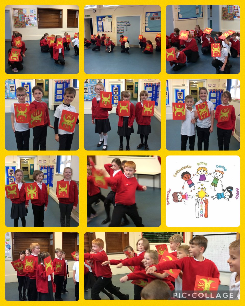 Despite their smiles, the children in Bakewell class all agreed that the life of a Roman soldier was not an easy one! #REACH <a href="/MarlpoolF/">Marlpool Federation</a>