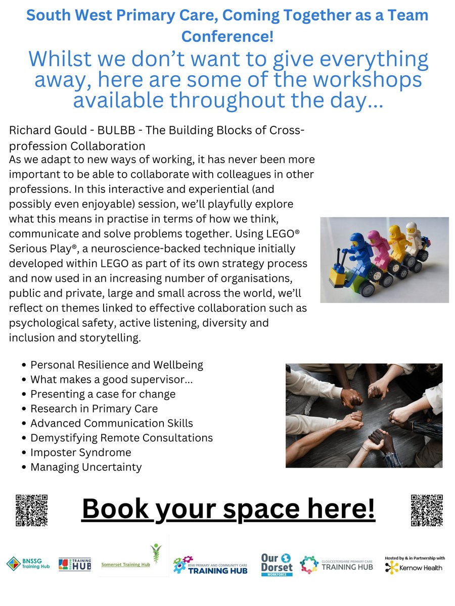 South West Primary Care, Coming Together as a Team Conference 2024!! Sign up now! 

swpca.org.uk/event/primary-…