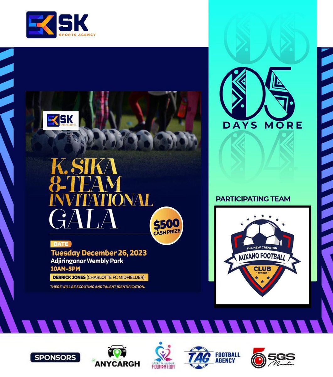 the official countdown for the  K.Sika international team gala is on🔥⏳. we’re a big part of this competition and hope to carry the trophy🔥