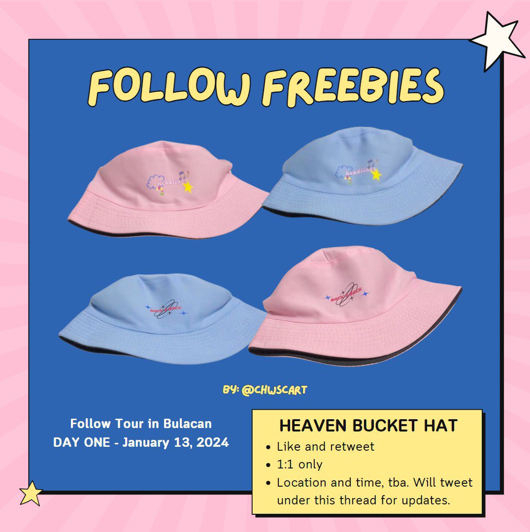 chwscart's tweet photo. 🌟 SVT — FOLLOW TOUR BULACAN 

heaven freebies ☁️ 
beat the heat in ph stadium 👒 

🗓 january 13 (day one) 
👍🏼 like and rt 
👤 1:1 only 
📍loc &amp; time, tba! 

limited stocks only! ☻ 
trades, okay! but will be selective 

#FOLLOW_TOUR_BULACAN https://t.co/7Dzqubuvee