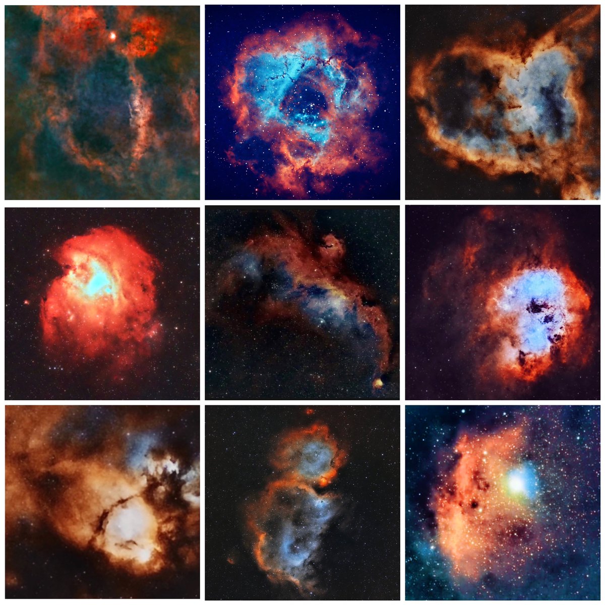 nababaha's tweet photo. 2023 astrophotography collection
I look forward to improve my AP skills in 2024.
Merry Christmas and a Happy New Year to everyone!
#lobster #rosette #heart #monkeyhead #seagull #tadpole #fishhead #soul #antares #blueangel #thorshelmet #crab #runningman #witchhead #dolphin
#etc https://t.co/246io69gFm