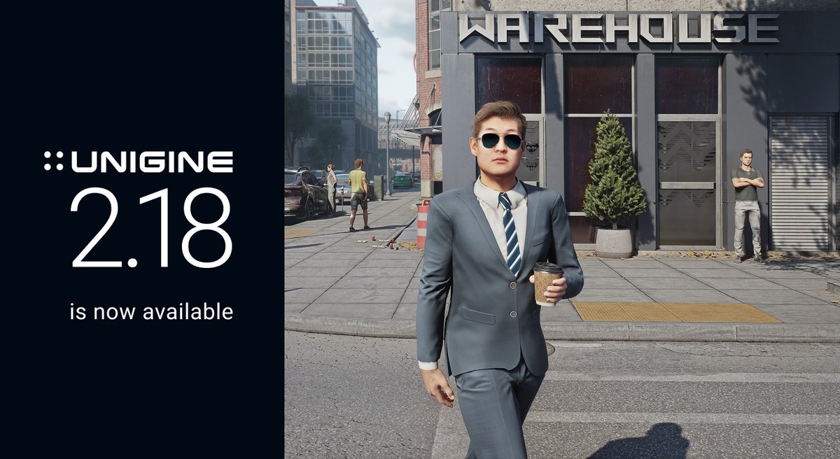 UNIGINE Engine 2.18 is out there!

Performance optimizations, built-in VR, new exposure &amp; tonemapper, new event system, asynchronous shader compilation, animation improvements.

C++ and C# APIs, free for small indie developers.

unigine.com/news/2023/unig…