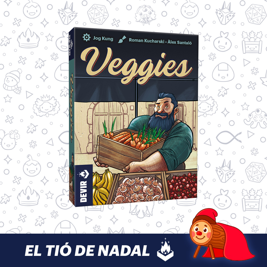 El Tió ha arribat a Devir! Doneu-li de menjar Likes perquè ens porti regals diaris fins al 22 de desembre🗓️ Avui, Veggies. Cada RT que feu serà un cop de bastó.
Sortejarem el joc del dia entre tots els que piqueu al Tió. Sort!🪵🎁