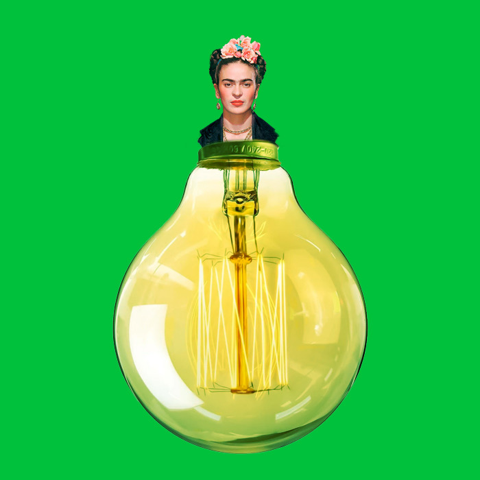 Impolit_Buro's tweet photo. Et la Bim ! Sans crier gare, j'ai fait Frida Culot.

(vous allez faire quoi ? Appeler la police ? Contacter le bureau des jeux de mots et des montages moyens, le BJ3M ? Allez-y ! Hé bien allez-y !) #allezy https://t.co/LSugTsTcII