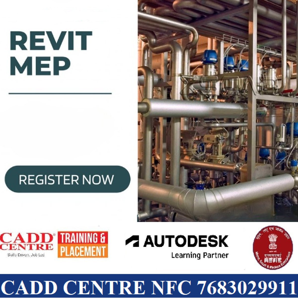 caddnfc's tweet photo. Revit MEP
Autodesk Revit MEP is a building information modelling (BIM) software
Course Highlights
The course comprises of several modules to help candidates master their skills in the Revit MEP tool and its rich features. Some of these modules are as under:
• BIM concept
• HVAC https://t.co/QL7ysnyzBW
