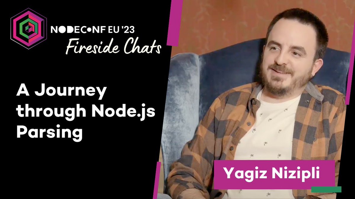 🔥 NodeConfEU 2023 Fireside Chats 🔥 @yagiznizipli chats to @codyzus about his journey of personal growth through learning #Nodejs and URL parsing, while also navigating the challenges of parenthood. 📹 >> nf.ie/3NzLZYl #NodeConfEU