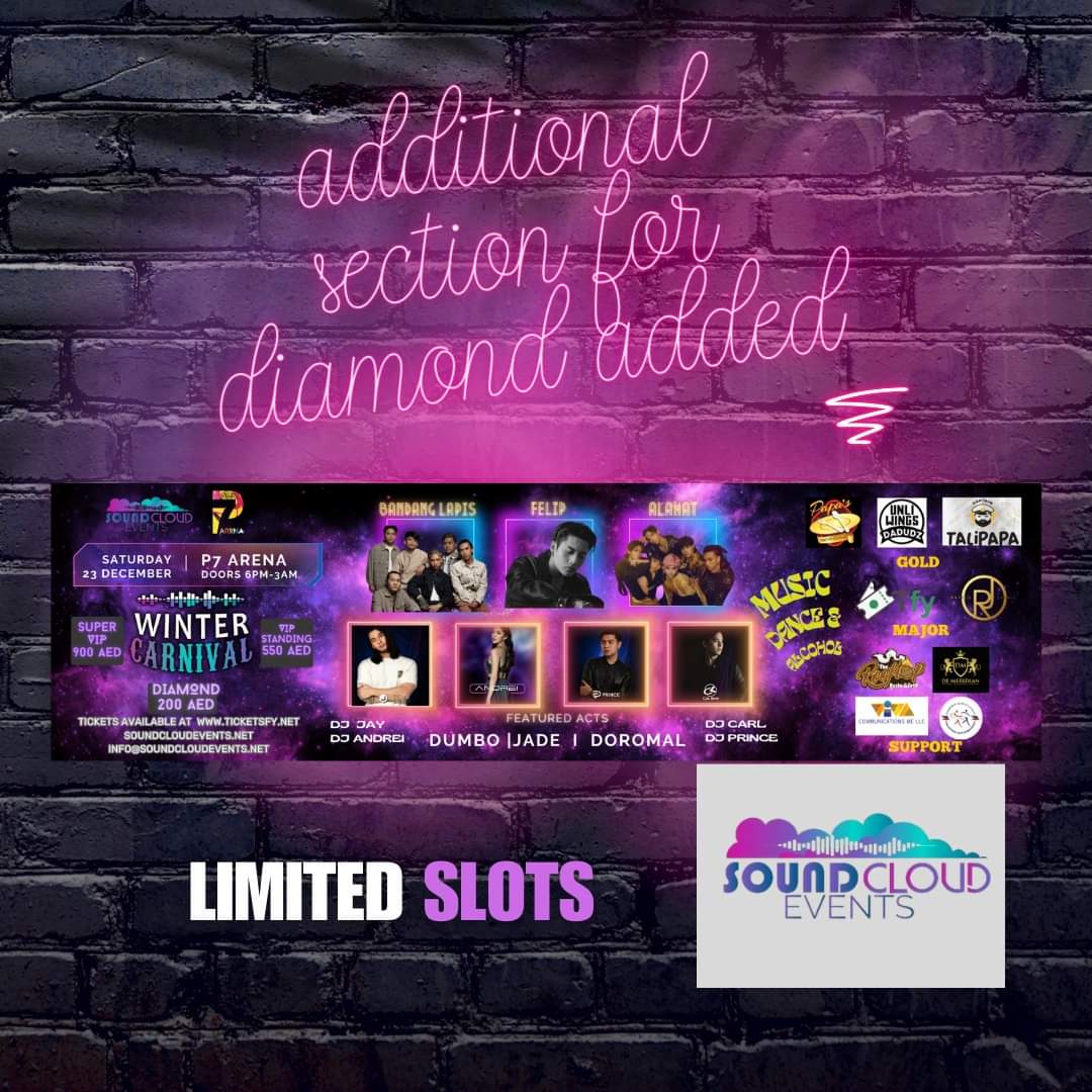 soundcloudevent's tweet photo. We're opening another section of the venue to accommodate more event goers! Limited slots! Hurry and Grab it! 

https://t.co/EHpdGEOzct https://t.co/p4jnch0W1h