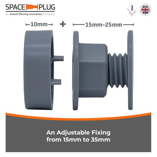 Space_Plug's tweet image. So what's the difference between the The SP Mini and the regular and XL? It's the same great secure adjustable fixing as the XL and regulars, but bridges much smaller gaps of 15mm to 35mm. 💪 ➡️ amzn.eu/d/94ByvJB #MiniSpacePlug #availablenow