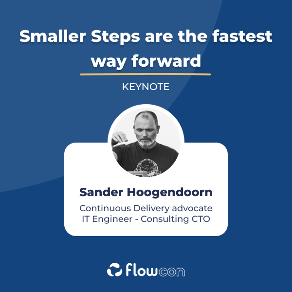 Le programme de la conférence se dévoile 🎁🔥
La Keynote d'ouverture sera donnée par <a href="/aahoogendoorn/">Sander Hoogendoorn</a> : Smaller Steps are the fastest way forward - Life beyond Agile und Scrum

Pour la seconde Keynote nous recevrons les auteurs du livre Org Topologies : <a href="/alexeykri/">Alexey Krivitsky</a> et <a href="/roland_flemm/">Roland flemm</a>