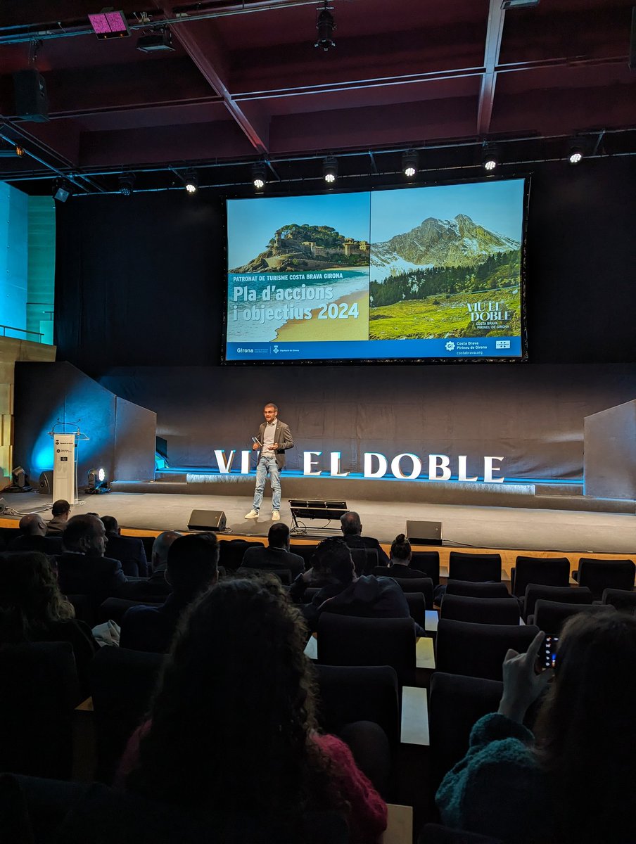 Avui assistim a la presentació del Pla d’Accions i Objectius 2024 del Patronat de Turisme Costa Brava - Pirineu de Girona @costabrava #TurismeCerdanya